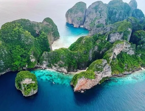 Koh Phi Phi Thaïlande vue du ciel